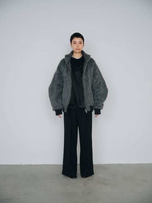 center press wide pants - virgin wool